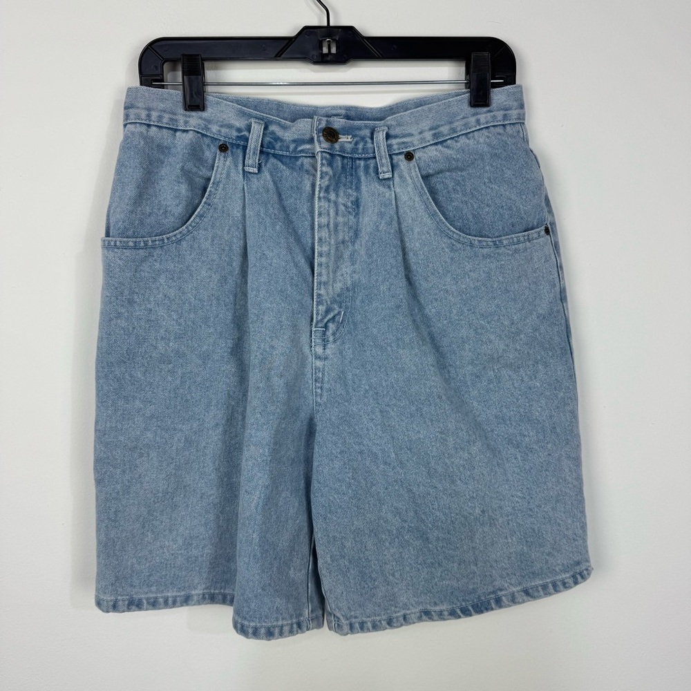 Vintage 100% Cotton Christopher & Banks Jorts Jean Shorts y2k modest high rise